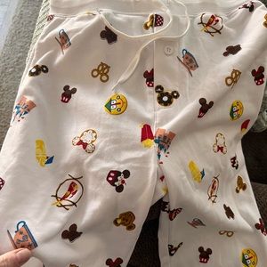 Disney snacks pajama pants size S